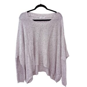 Carly Jean pullover Women's Gray oversized Sweater Sz S/M